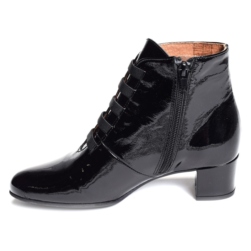 513 Verni Noir, Bottines Folie's