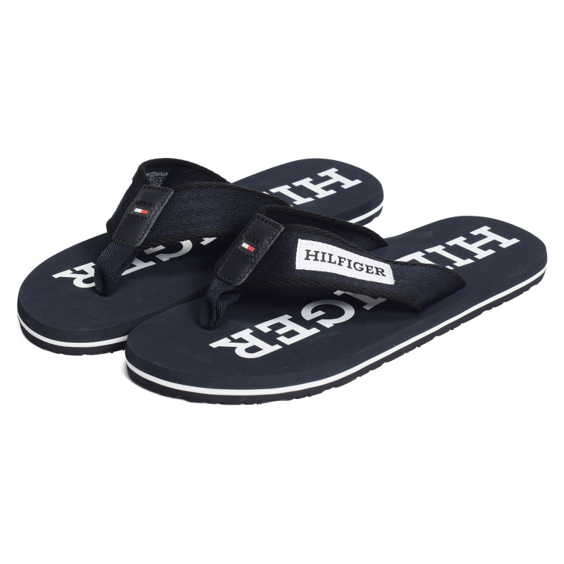 PATCH HILFIGER BEACH SANDAL 5024 Marine, Tongs Tommy Hilfiger