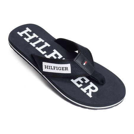 PATCH HILFIGER BEACH SANDAL 5024 Marine, Tongs Tommy Hilfiger