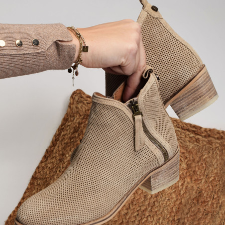 NELLY 5050 Beige, Bottines Alpe