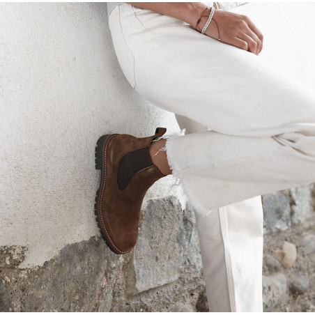 MILITARE 2609 Marron Foncé, Chelsea boots Alpe