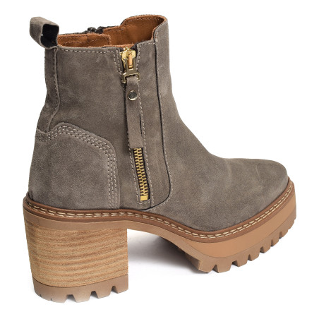 NEW AMELIE 2433 Gris, Bottines Alpe