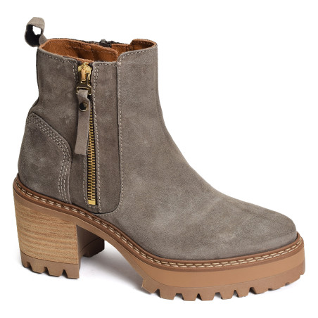 NEW AMELIE 2433 Gris, Bottines Alpe