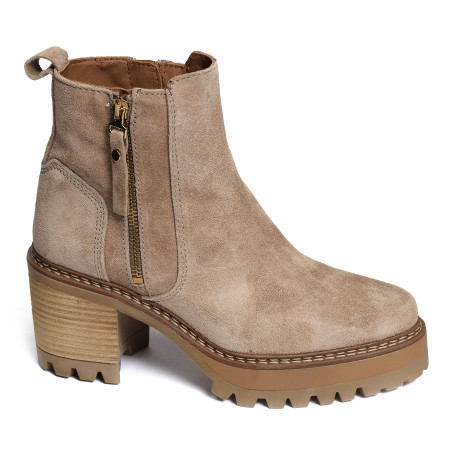 NEW AMELIE 2433 Beige, Bottines Alpe