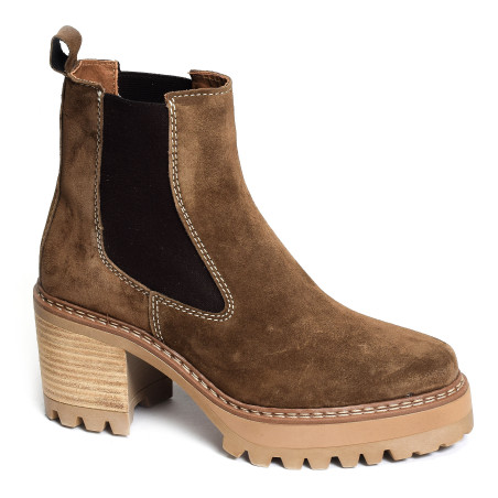 NEW AMELIE 2436 Marron, Chelsea boots Alpe