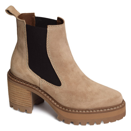 NEW AMELIE 2436 Beige, Chelsea boots Alpe