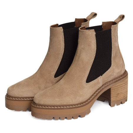 NEW AMELIE 2436 Beige, Chelsea boots Alpe