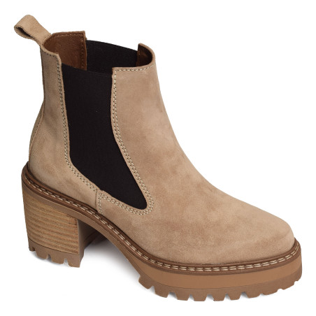 NEW AMELIE 2436 Beige, Chelsea boots Alpe
