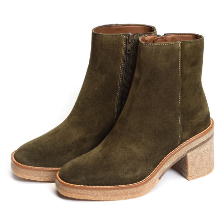 JANIS 2626 Kaki, Bottines Alpe