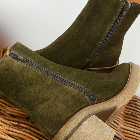 JANIS 2626 Kaki, Bottines Alpe