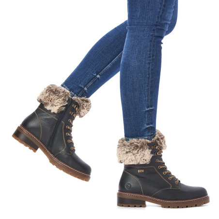 D0B74 Noir, Boots Remonte
