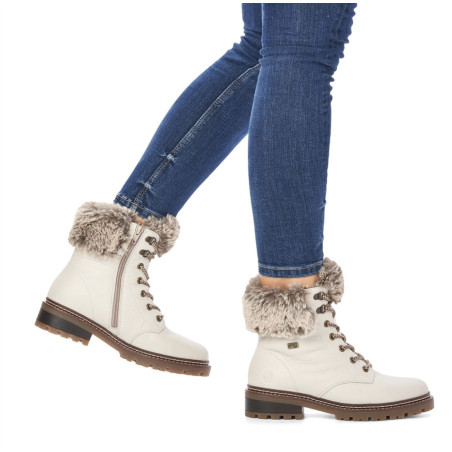 D0B74 Blanc Blanc, Boots Remonte