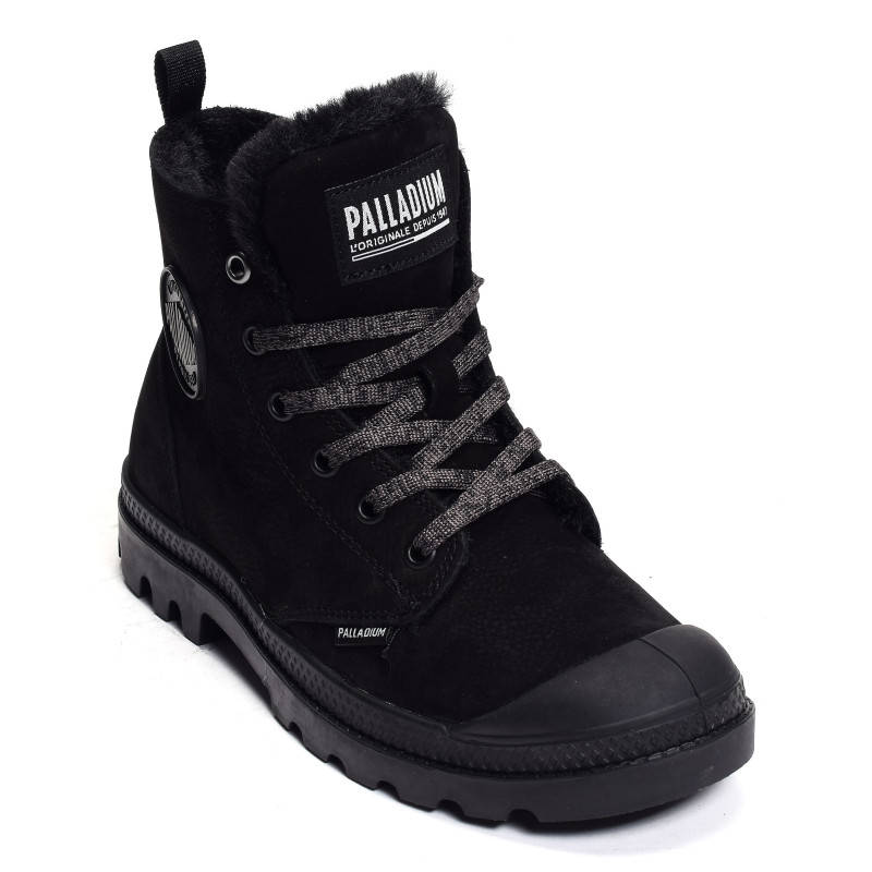 PAMPA HI ZIP Noir, Boots Palladium
