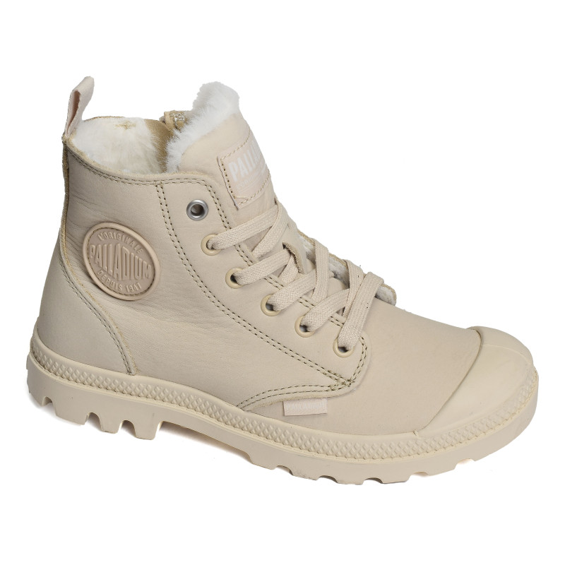 PAMPA HI ZIP Beige, Boots Palladium PAMPA HI ZIP Beige, Boots Palladium