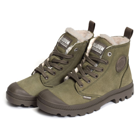 PAMPA HI ZIP Kaki, Boots Palladium