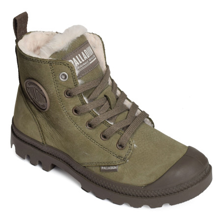 PAMPA HI ZIP Kaki, Boots Palladium