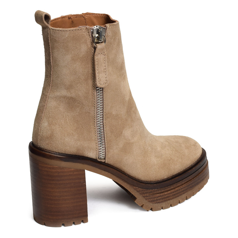 AMINA 2683 Beige, Bottines Alpe