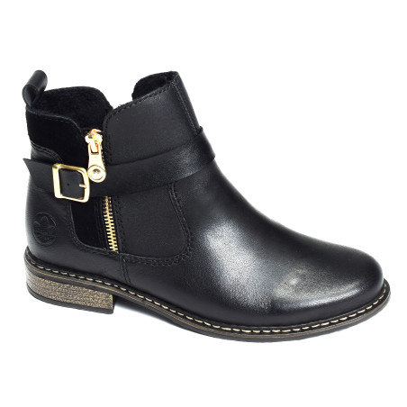 Z4959 Noir, Bottines Rieker