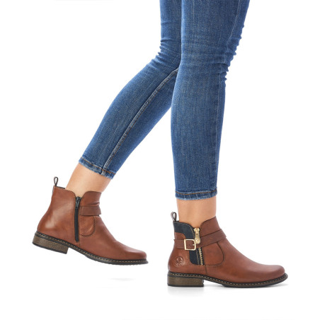 Z4959 Camel, Bottines Rieker