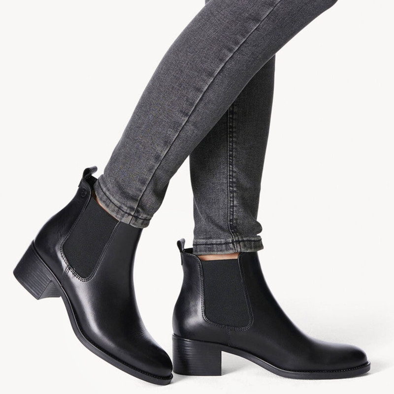 25026 Noir, Chelsea boots Tamaris