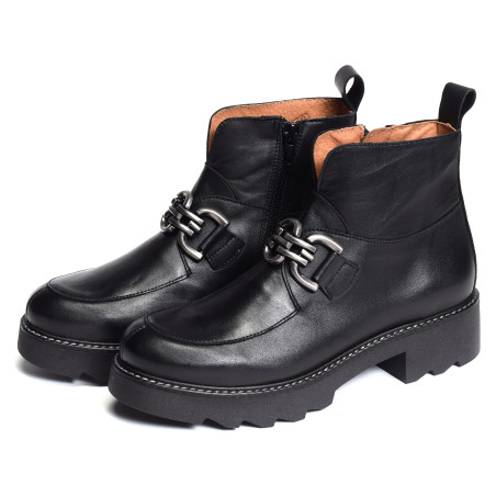 CV6251 Noir, Bottines Rock & Rose