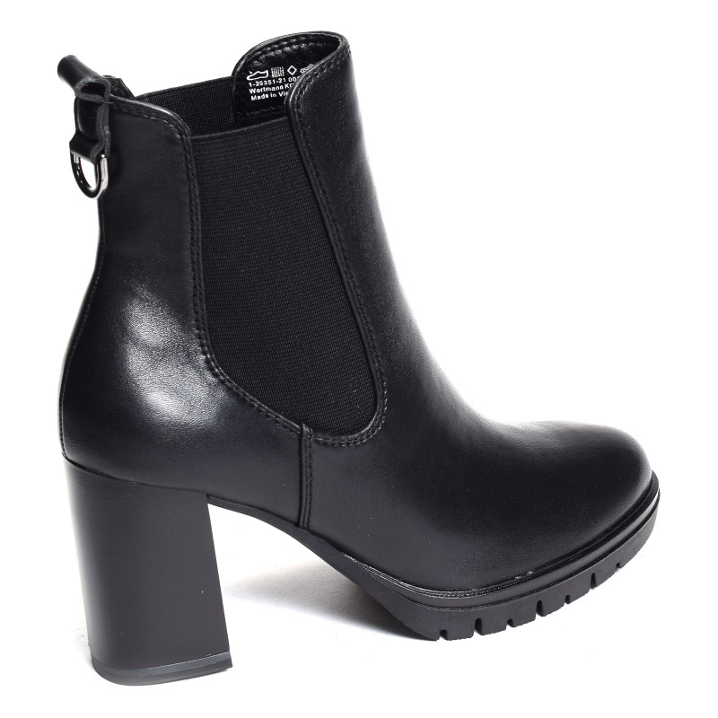 25351 Noir, Chelsea boots Tamaris