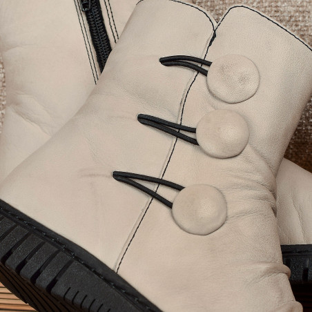 FELIN Ecru, Bottines Madory