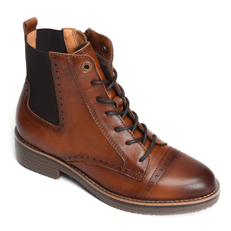 GELINE Cognac, Boots Fugitive