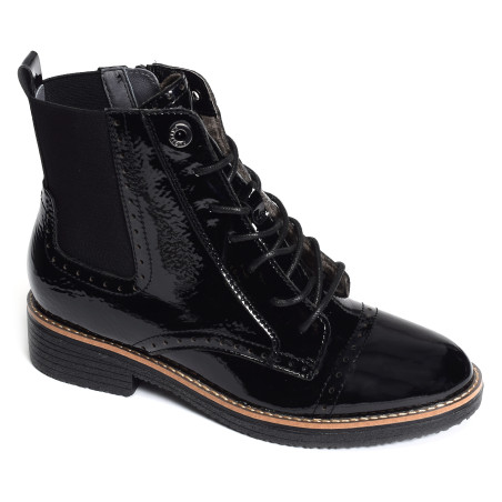 GELINE Verni Noir, Boots Fugitive