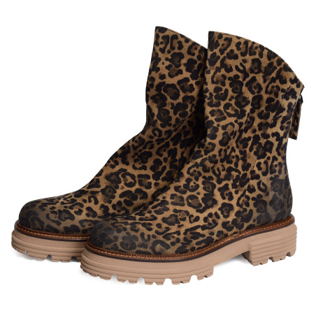 3270 Beige Léopard, Boots Mat 20