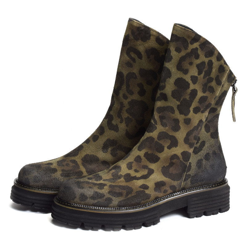 3270 Kaki Léopard, Boots Mat 20