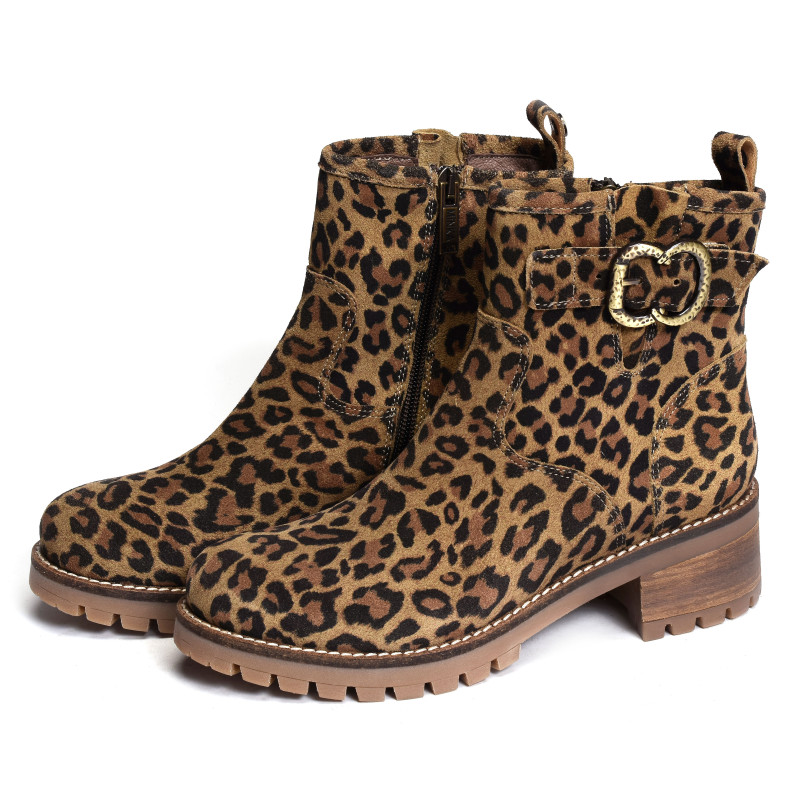 HARPER Léopard, Bottines Minka
