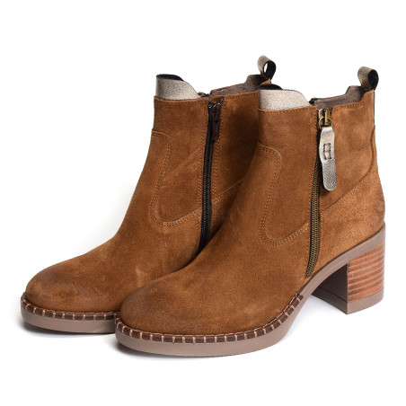 FAUSTIN Marron, Bottines MKD