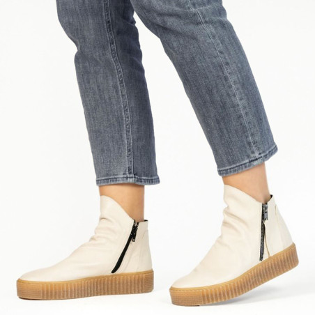 411 Blanc, Bottines Follia Dolce