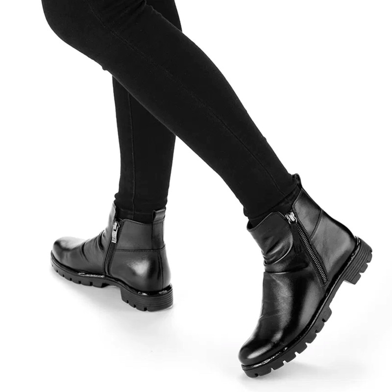 BRISTOL Noir, Bottines Ara