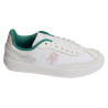 TH HERITAGE COURT SNEAKER 7889 Blanc Vert, Sneakers basses Tommy Hilfiger