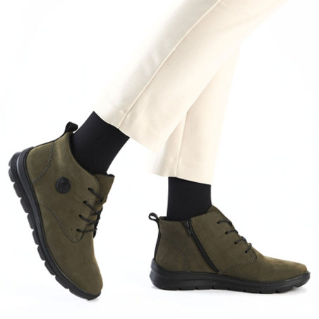 Z0022 Kaki, Bottillons Rieker