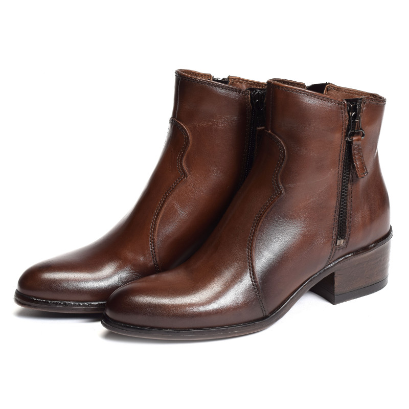 L48201 Marron, Bottines MJUS