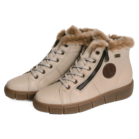 D1T72 Beige, Boots Remonte
