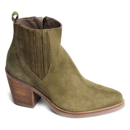 5142 Kaki Marron, Bottines Patricia Miller