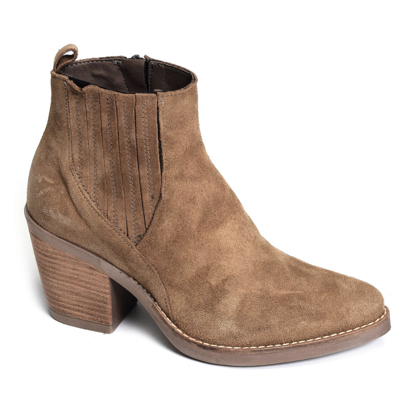 5142 Taupe, Bottines Patricia Miller