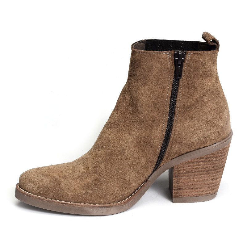 5142 Taupe, Bottines Patricia Miller