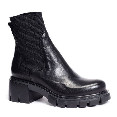 6424 Noir, Chelsea boots Fru.It