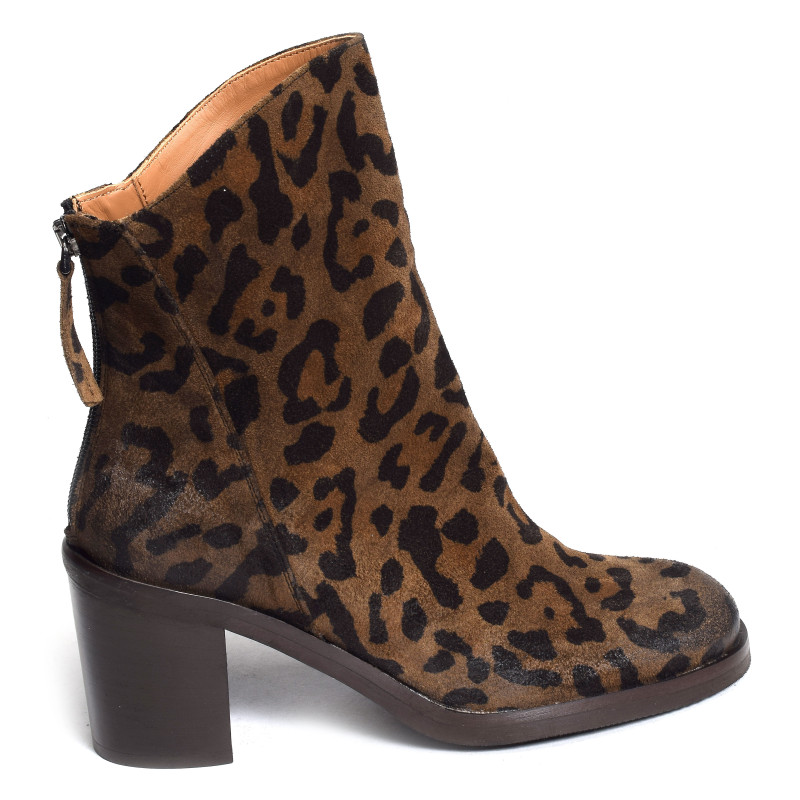S756 Léopard, Bottines Mat 20