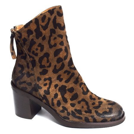 S756 Léopard, Bottines Mat 20