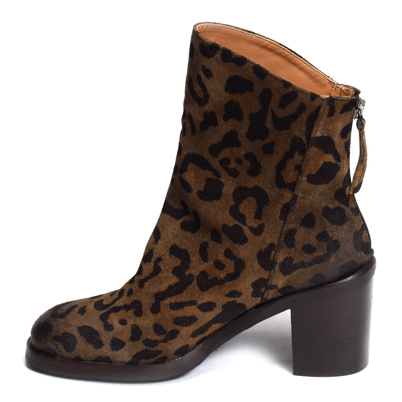 S756 Léopard, Bottines Mat 20