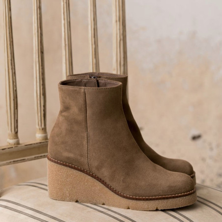 6103L Taupe, Bottines Patricia Miller