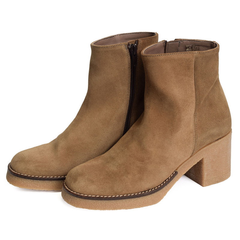 6103P Taupe, Bottines Patricia Miller