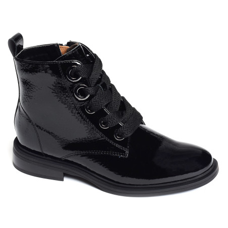 FEUTRE Verni Noir, Boots Fugitive
