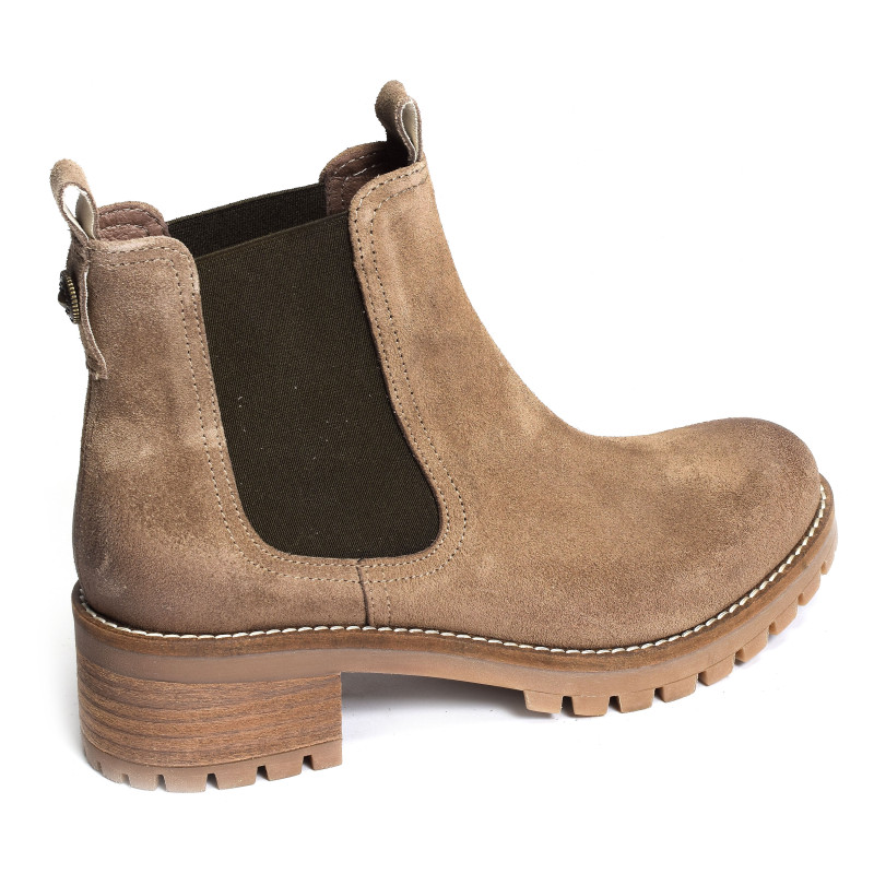 HALIMA Tabac, Chelsea boots Minka